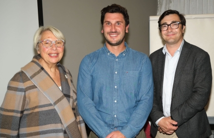 Josette Vignat, Alexis Velter et Arnaud Carniel